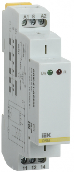 (ORM-01-AC230) Реле импульсное ORM 1 контакт 230В AC IEK