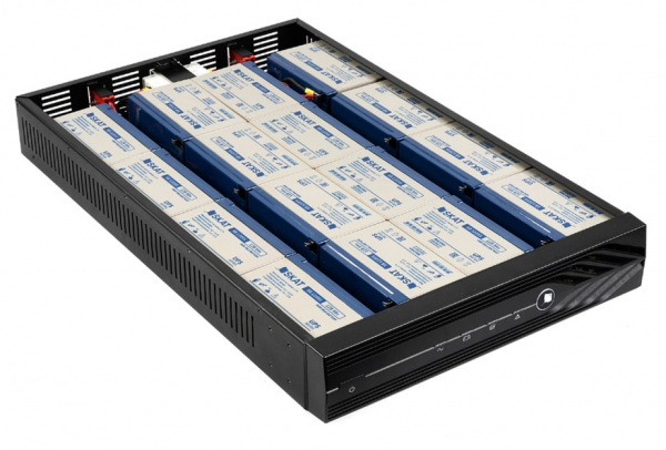 SKAT BC 192/9 RACK блок батарейный в корпусе 19" 2U, 192В, емкость 9Ач, 16 АКБх9Ач (407)