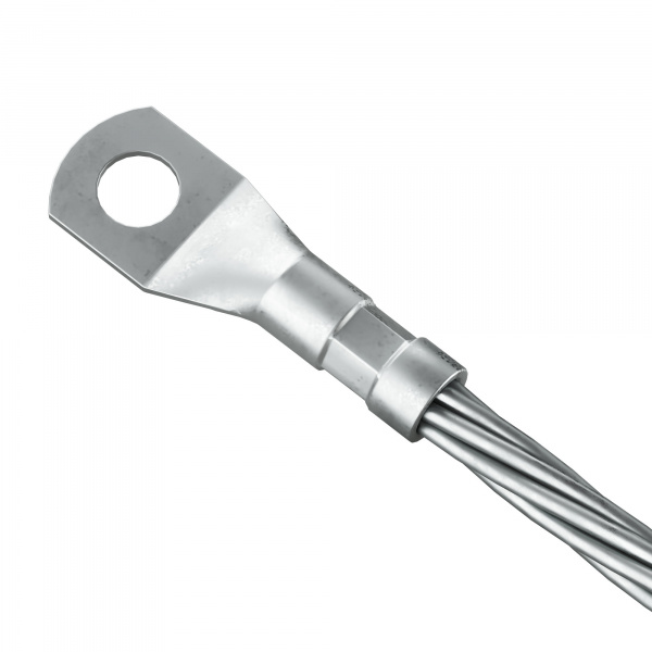 (NE4125) Заземляющий проводник, 250 мм, алюминий 50 мм2, М10