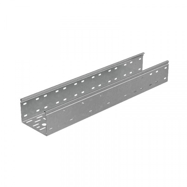 (LPEplus100-150-1.2-2500 INOX304) Лоток перф. 100х150х1,2 L2500 мм "Стандарт ПЛЮС" INOX304