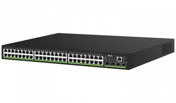 RVi-1NSM48G-4SP Коммутатор L3 с питанием по PoE (1 серия)