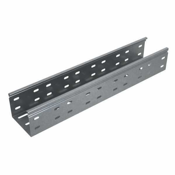 (LPEplus80-300-1.5-2500 INOX304) Лоток перф. 80х300х1,5 L2500 мм "Стандарт ПЛЮС" INOX304