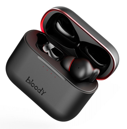 Гарнитура игровая A4TECH Bloody M90, черный / красный