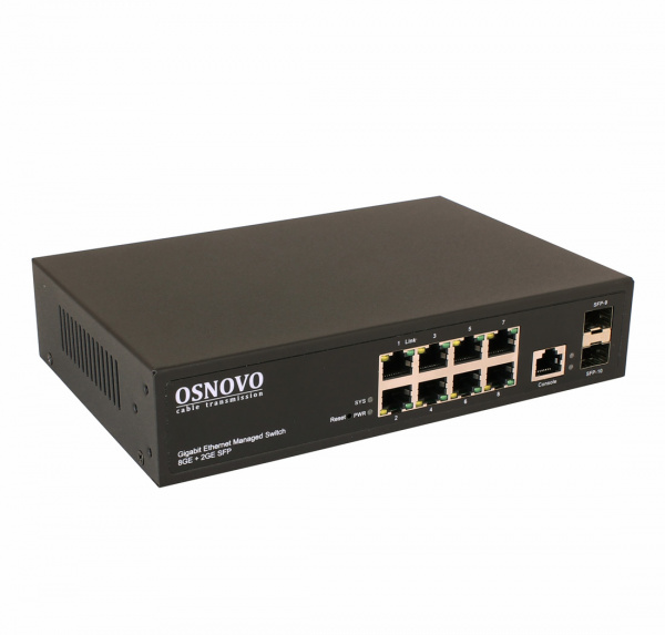 SW-70802/L2 Управляемый (L2+) коммутатор Gigabit Ethernet на 10 портов