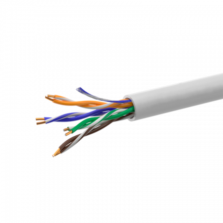 (01-0302) Кабель витая пара Net.on UTP Cat.5e 4x2хAWG24 CCA PVC Indoor 305м