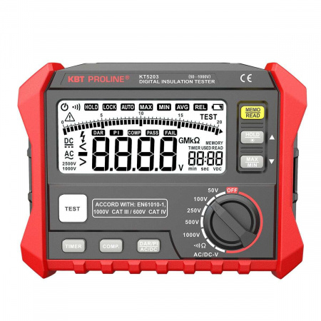 (89638) KT 5203 серия PROLINE Мегаомметр цифровой (КВТ)