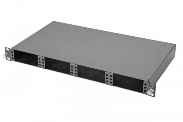 Eurolan 47M-20-00-01BL Панель 19'' Q-SLOT, 1U, выдвижная, 4 слота, корпус