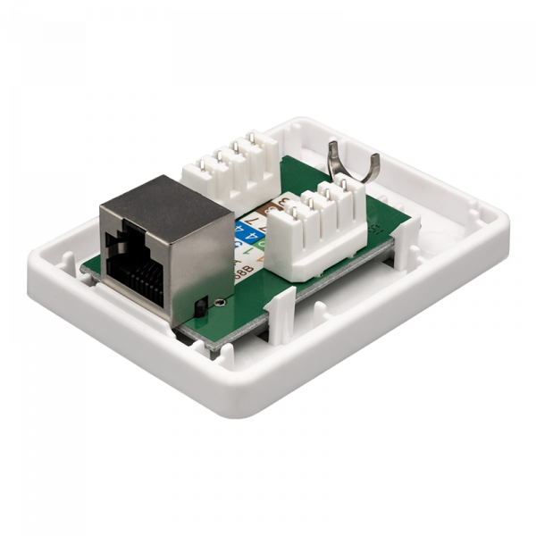 (10-0352-1) Компьютерная розетка 8P8C (RJ-45), FTP, 6, 1 порт (DIY)