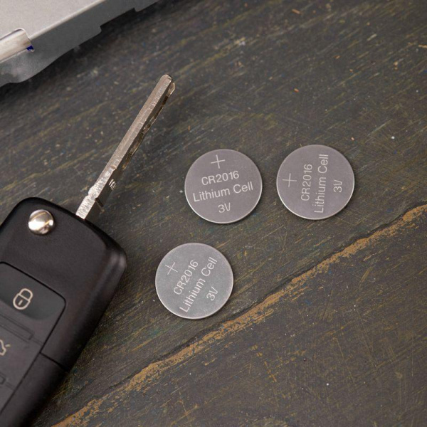 (30-1106) Литиевые Батарейки CR2016 "REXANT" 5 шт 3 V 80 mAh блистер