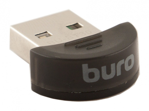 Адаптер USB Buro BU-BT30 Bluetooth 3.0+EDR class 2 10м черный