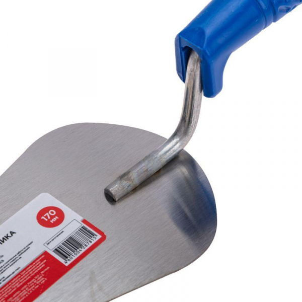 (89-2203) Кельма печника, нержавеющая сталь, 175мм, пластиковая ручка REXANT (89-2203) Кельма печника, нержавеющая сталь, 175мм, пластиковая ручка REXANT