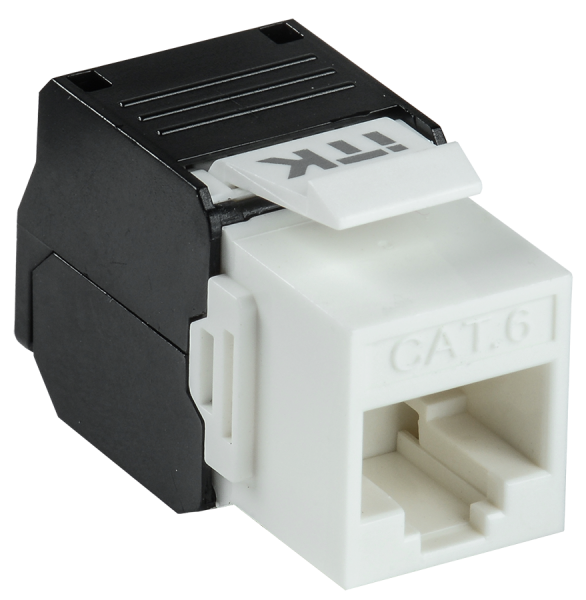 (CS1-1C06U-T2) ITK Модуль Keystone Jack кат. 6 UTP без инстр. 180 град.