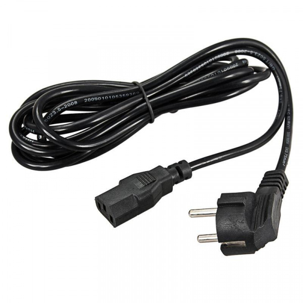 (11-1121) Шнур сетевой Евро 0.75мм² 1.8М (PE) (с заземлением) REXANT