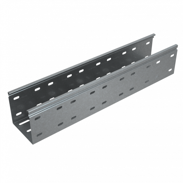 (LPEplus100-500-1.5-3000 INOX304) Лоток перф. 100х500х1,5 L3000 мм "Стандарт ПЛЮС" INOX304