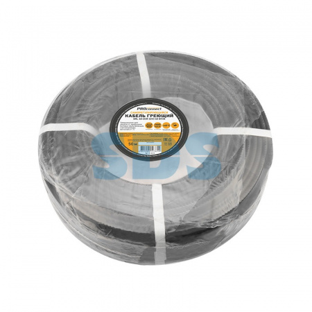 (51-0218) Кабель греющий саморегулирующийся экранированный с защитой от ультрафиолета SRL 40-2CR (UV) (40 Вт/1 м), 50 м PROconnect