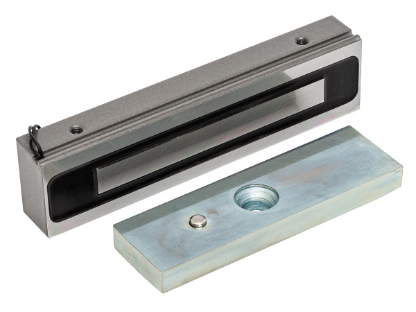 ML-200K-3 Premium Grey Электромагнитный замок премиум-класса с планкой