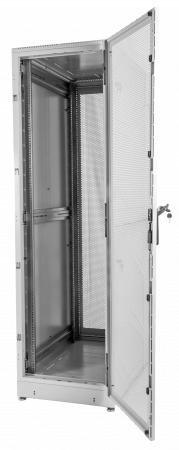 ШТК-М-48.6.12-48АА Шкаф серверный напольный 48U (600 × 1200) дверь перфорированная, задние двойные перфорированные