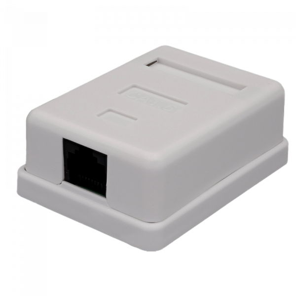 (10-0355-1) Компьютерная розетка 8P8C (RJ-45), UTP, 6, 1 порт (DIY)