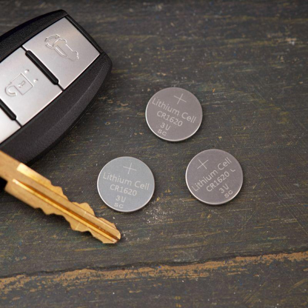 (30-1105) Литиевые Батарейки CR1620 "REXANT" 5 шт 3 V 70 mAh блистер