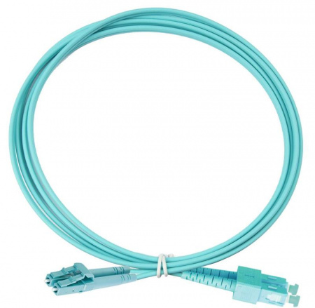 Eurolan 41F-30-SC-LC-03 Оптический коммутационный шнур дуплексный, OM3, 2х50/125, SC-LC, 3 м