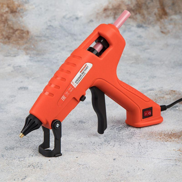 (12-1530) Пистолет клеевой REXANT, 100 Вт, Ø11 мм, «ЭКСПЕРТ», блистер (12-1530) Пистолет клеевой REXANT, 100 Вт, Ø11 мм, «ЭКСПЕРТ», блистер