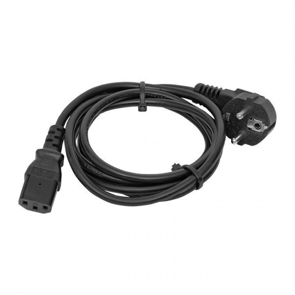 (TRC-PCA-C13-SH-2M) Кабель питания TERACOM для PDU IEC 60320 C13 - CEE 7/7 (Schuko) сечение 3x1,5мм2 250В 10A длина 2,0 метра