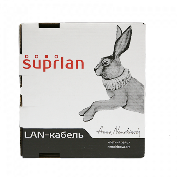 (01-0332-1) Кабель витая пара SUPRLAN Standard UTP 5e 4x2xAWG24 Cu PVC In. 100м (RUS)
