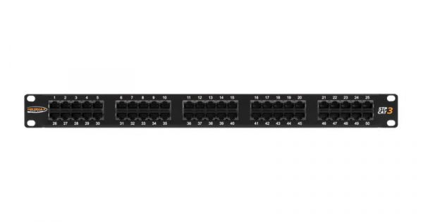 (NMC-RP50UC3-1U-BK) Коммутационная панель NIKOMAX