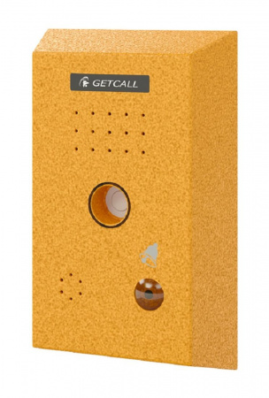 GetCall GC-2201PU Антивандальное на 1 абонента устройство громкой связи в металлическом корпусе жёлтого цвета