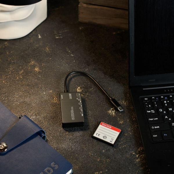 (18-4118) Картридер REXANT Type-C для SDхC/SDHC/SD/MMC