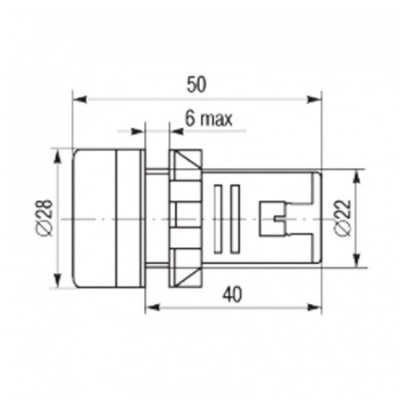 (36-4743) Матрица светодиодная AD22-230 В белая REXANT