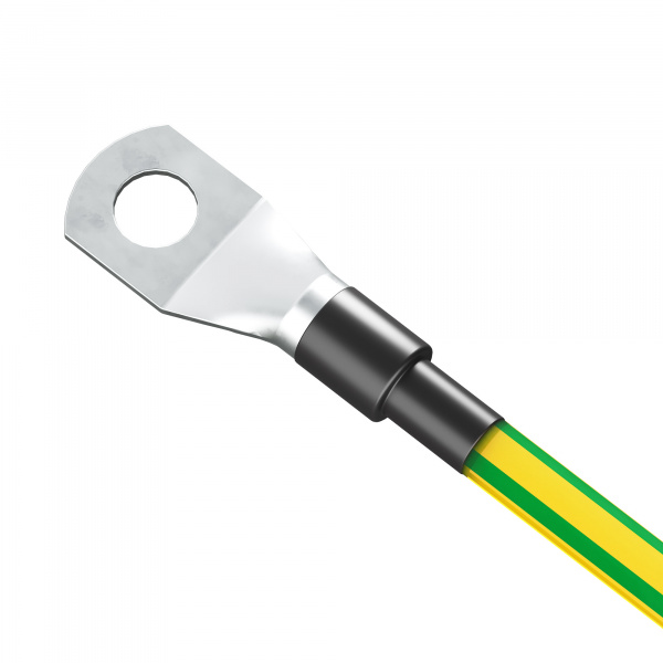 (NE4020) Заземляющий проводник, 2000 мм, медь 16 мм2, М8