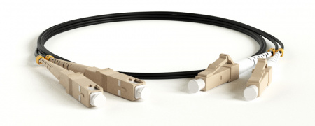 (362827)Hyperline FC-D2-50-LC/PR-SC/PR-H-1.5M-LSZH-OR Патч-корд волоконно-оптический (шнур) MM 50/125, LC-SC, 2.0 мм, duplex, LSZH, 1.5 м
