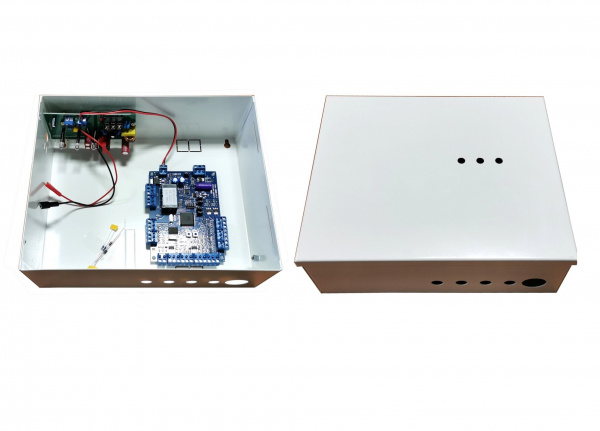 Gate-8000-Ethernet-UPS1 Контроллер в корпусе с одним источником бесперебойного питания и местом под аккумулятор 7Ач