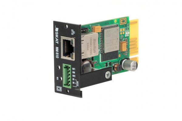 SKAT NM 810 SNMP модуль для ИБП SKAT-UPS, типоразмер 1, 1х10/100 Mb/s, Wi-Fi, релейный выход, вход д (2147)