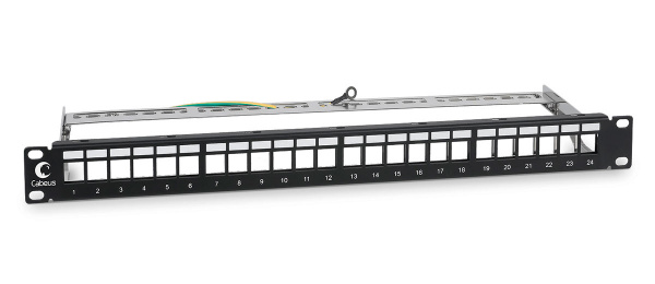 Cabeus PLB-24-SH Модульная патч-панель 19" (7955c)