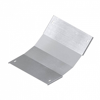 (LKH0533KHDZ) Крышка на угол вертикальный внутренний 45 градусов, 50х300 R300, горячеоцинкованная в комплекте с крепежными элементами исоединительными