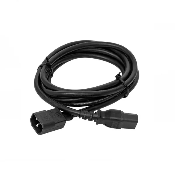 (TRC-PCA-C13-C14-2M) Кабель питания TERACOM для PDU IEC 60320 C13 - IEC 60320 C14 сечение 3x1,5мм2 250В 10A длина 2,0 метра