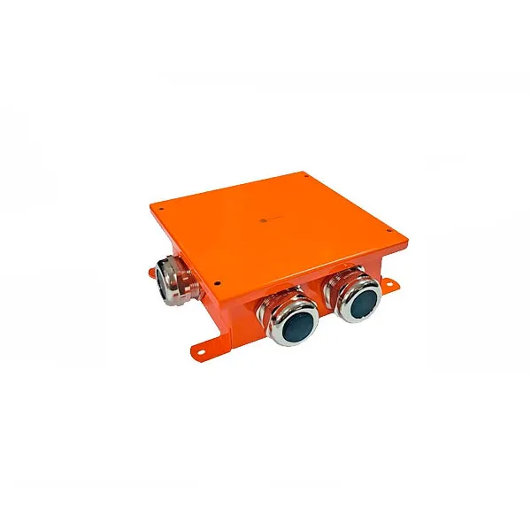 (56449E) SMB165 Коробка металлическая, огн. E-110,о/п 164х164х65, цвет оранж. Экопласт