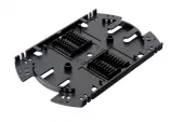 (REC-FPN1-8SC-BK) Вставка на 8 портов SC simplex или LC duplex для оптических коммутационных коробок, черная