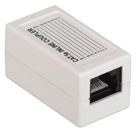 (CS70-1C5EU) ITK Проходной адаптер кат.5E UTP, тип RJ45-RJ45, белый