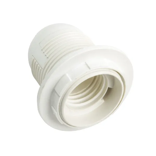 (EPP21-02-01-K01) Ппл14-02-К12 Патрон пластик с кольцом, Е14, белый (50 шт), стикер на изделии, IEK
