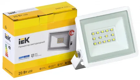 (LPDO601-20-65-K01) Прожектор LED СДО 06-20 IP65 6500K белый IEK