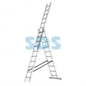 (12-5066) Трехсекционная промышленная лестница 3x8 REXANT
