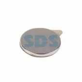 (72-3111-1) Неодимовый магнит диск 10х1мм с клеем сцепление 0,5 кг (упаковка 20 шт)