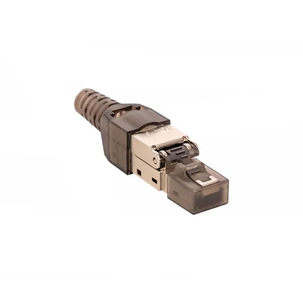 (TRP-PLUG-6STP-FST) Коннектор TERACOM PRO полевой заделки RJ-45 (8P8C) экранированный STP для кабеля Cat.6