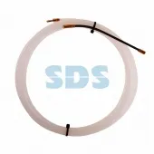 (47-1005-1) Протяжка кабельная (мини УЗК в бухте), 5м, нейлон, d=3мм, латунный наконечник, заглушка.