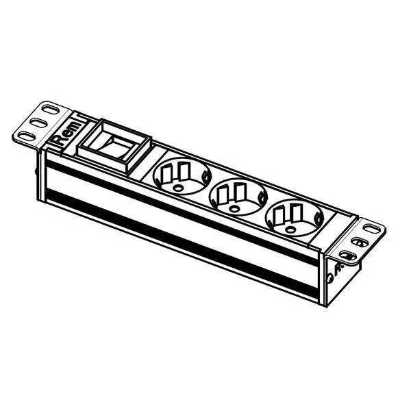 R-10-3S-V-220-Z Блок розеток Rem-10