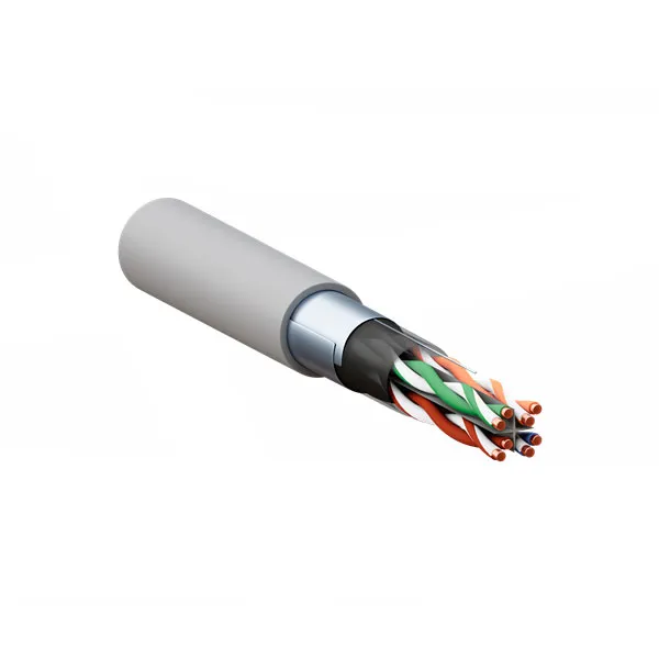 (TRP-6FTP-04PVC-GY-IN3) Кабель витая пара TERACOM PRO CAT.6 F/UTP 4 пары solid 23AWG оболочка PVC цвет серый (упак. 305м)