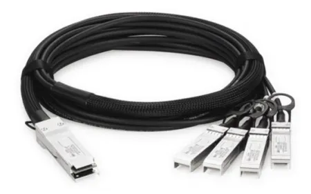 (GL-CC-QSFP4SS-030) DAC кабель GIGALINK QSFP28 в 4хSFP28, 100 Гбит/с в 4х25 Гбит/с, 3 м